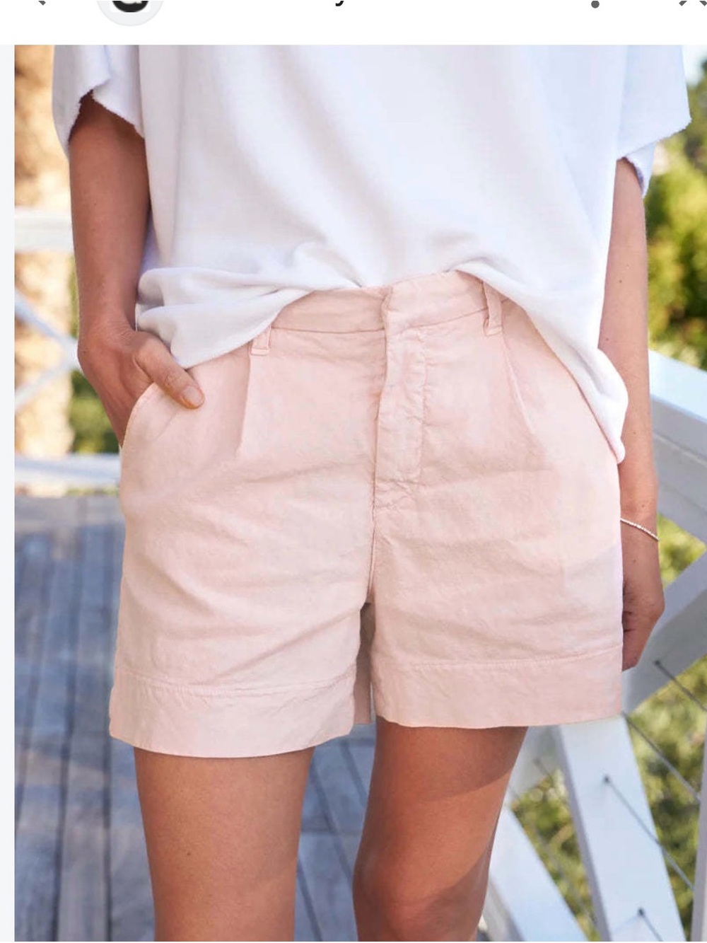 Frank & Eileen Waterford 4 Linen Shorts